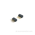 1,27 mm de cabeceamento feminino ângulo reto